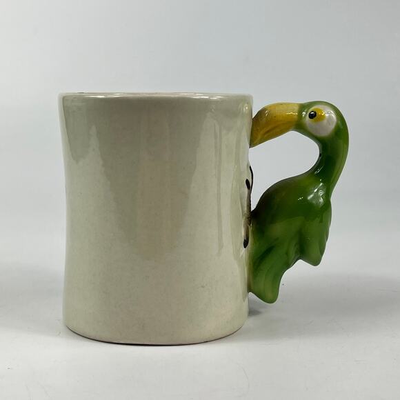 Cayman Islands Coffee Tea Mug Cup Travel Souvenir Mexico Bird In Hand Parrot - Picture 1 of 10